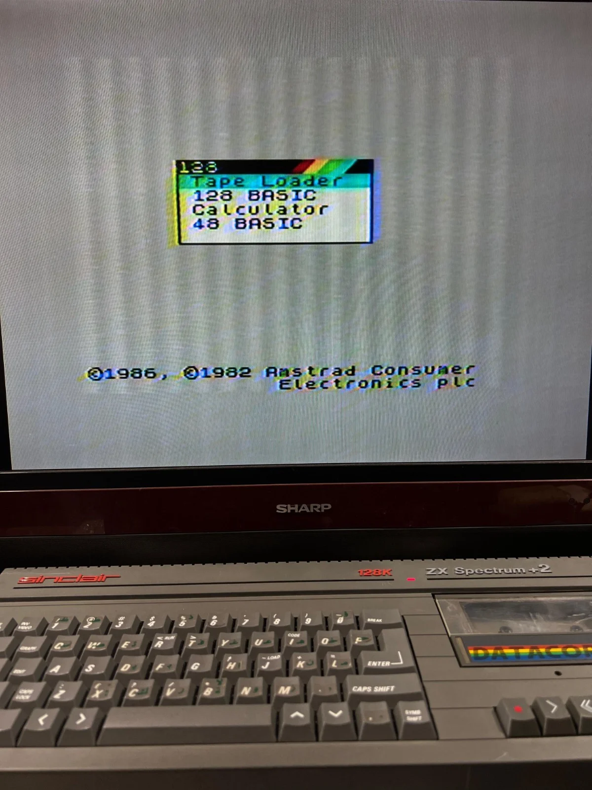 SINCLAIR ZX SPECTRUM +2 128K Computer