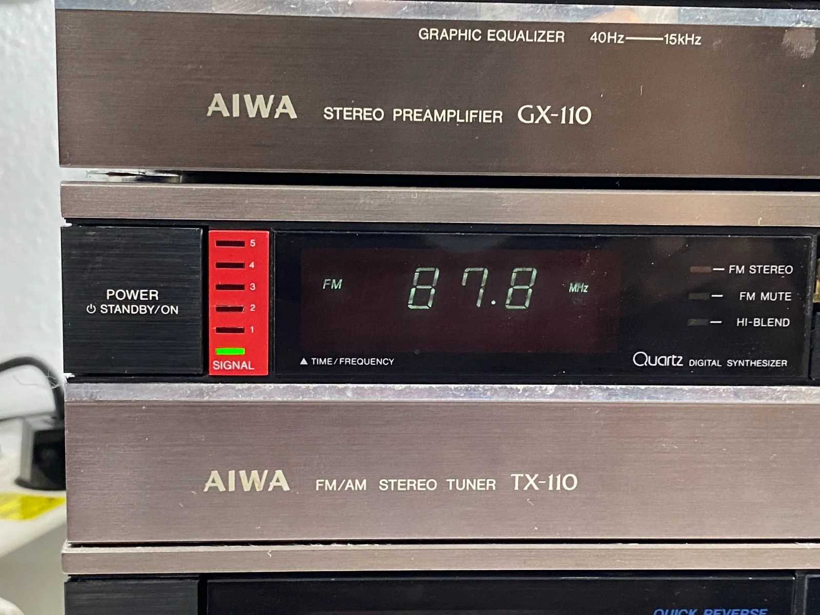 Aiwa BX-110 GX-110 TX-110 FX-90 Cassette Deck