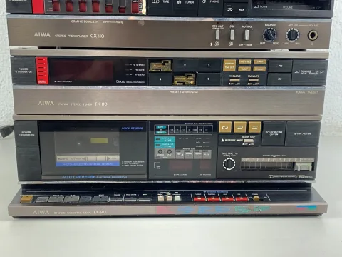Aiwa BX-110 GX-110 TX-110 FX-90 Cassette Deck