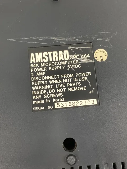 Amstrad CPC464 Computer