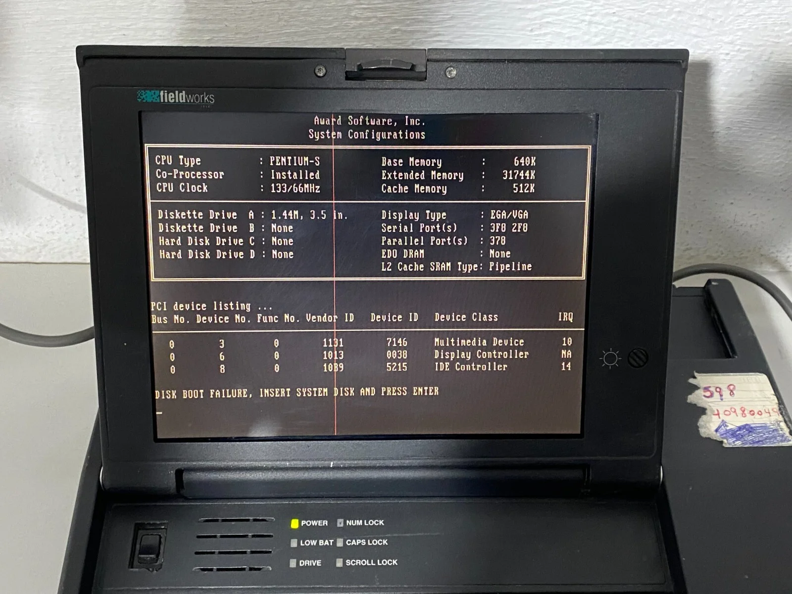 Fieldworks FW7633P PC