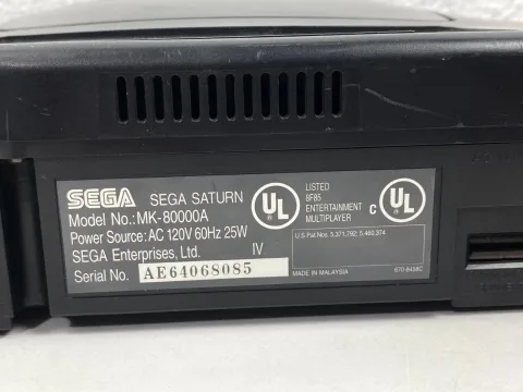 SEGA Saturn MK-80000A Game Console