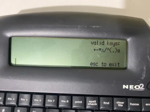 AlphaSmart NEO2 Word Processor