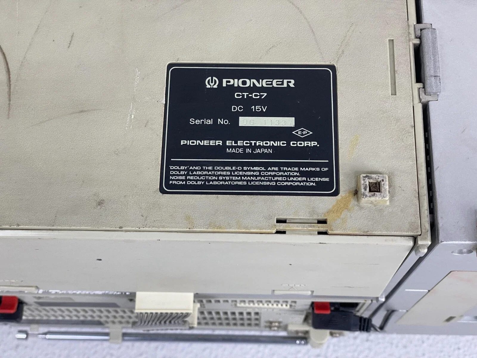 Pioneer CT-C7 Boombox