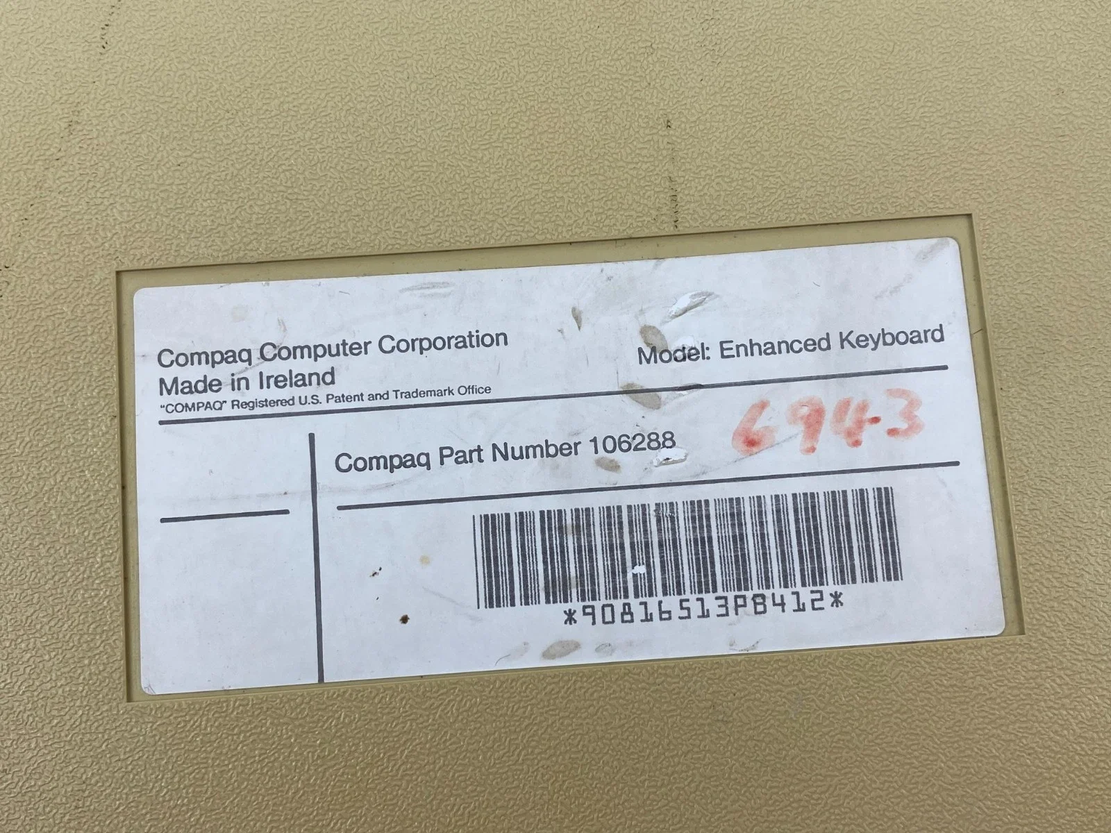 Compaq Enhanced Keyboard
