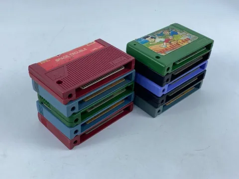 Konami Space Trouble Athletic Land Road Fighter Cartridge