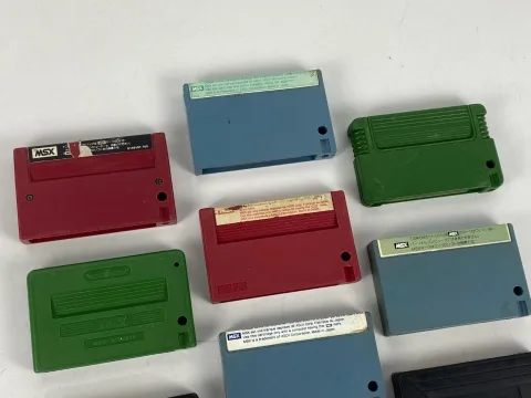 Konami Space Trouble Athletic Land Road Fighter Cartridge