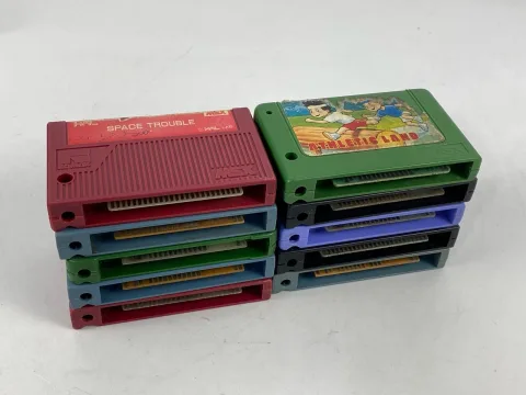 Konami Space Trouble Athletic Land Road Fighter Cartridge