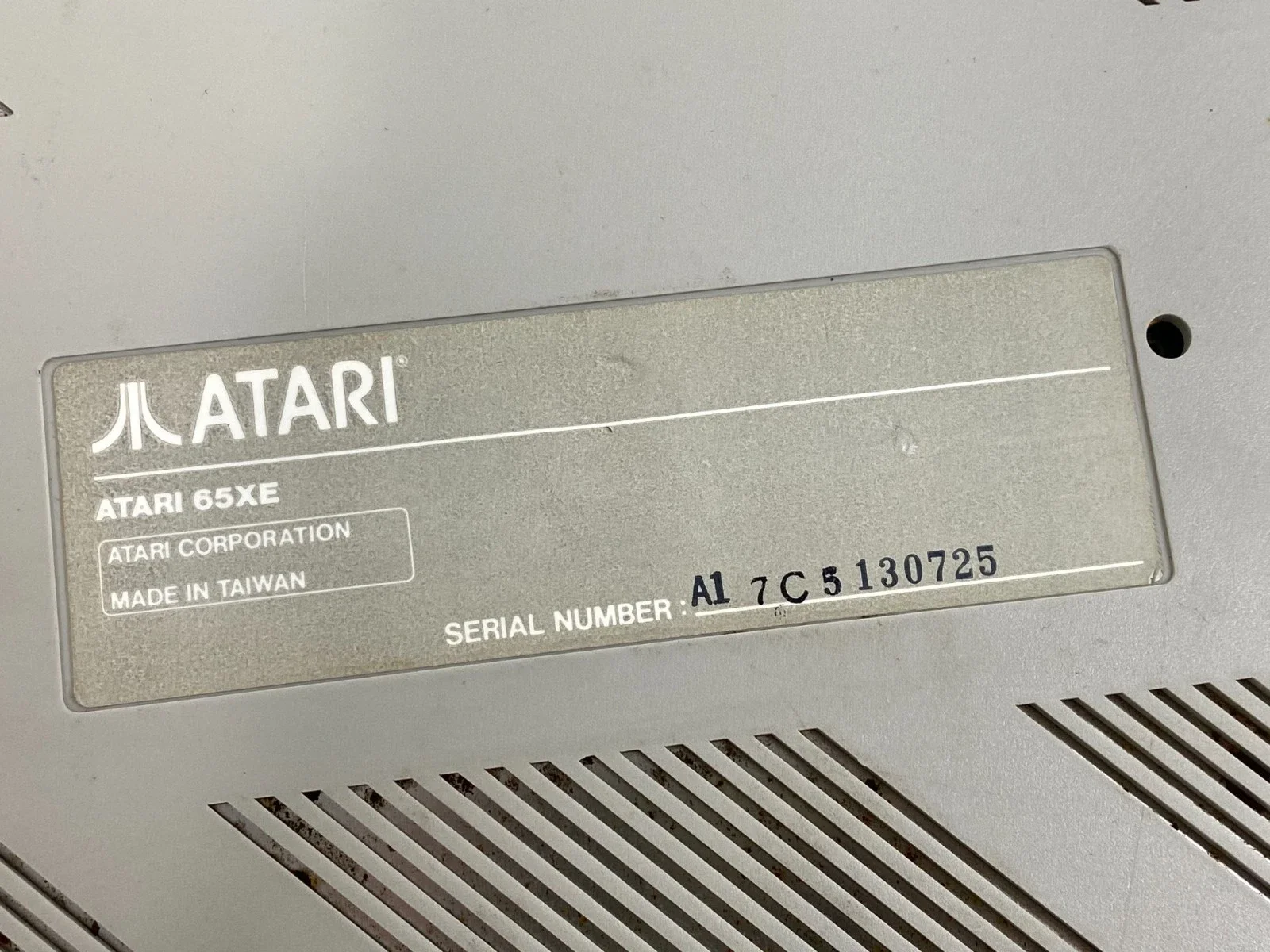 Atari 65XE Home Computer #1