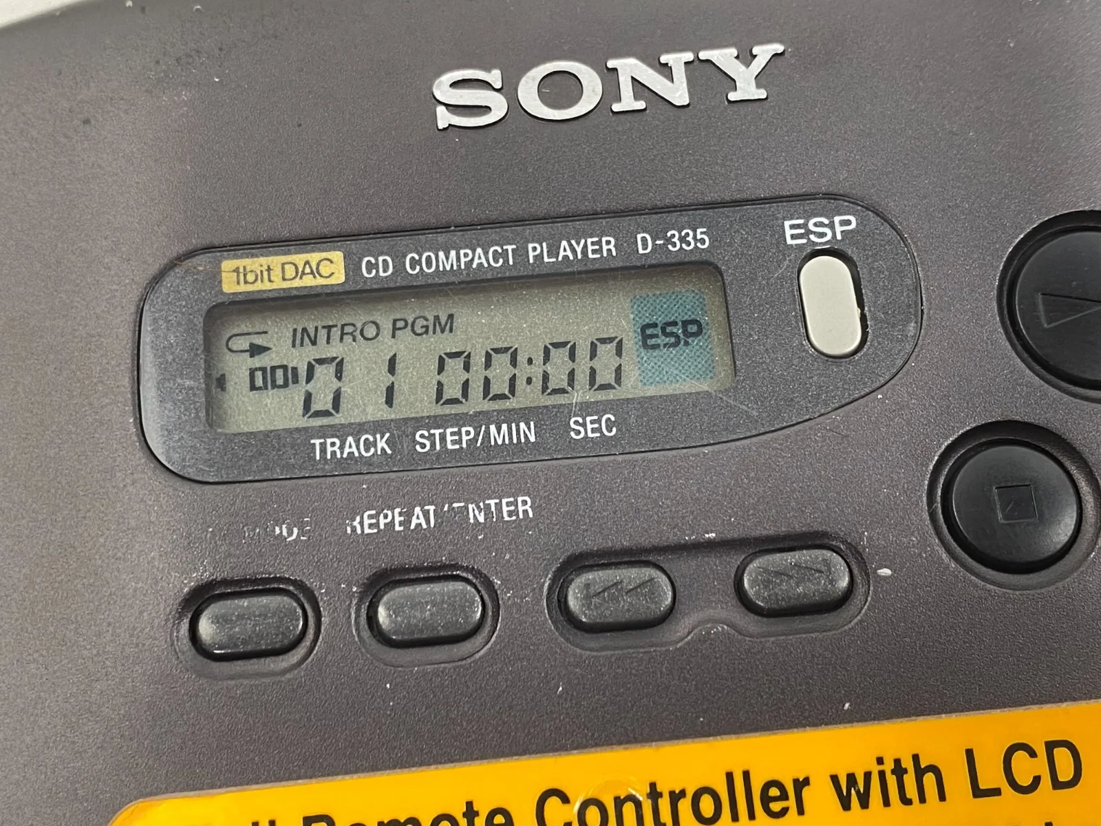 Sony Discman D-335 CD Player