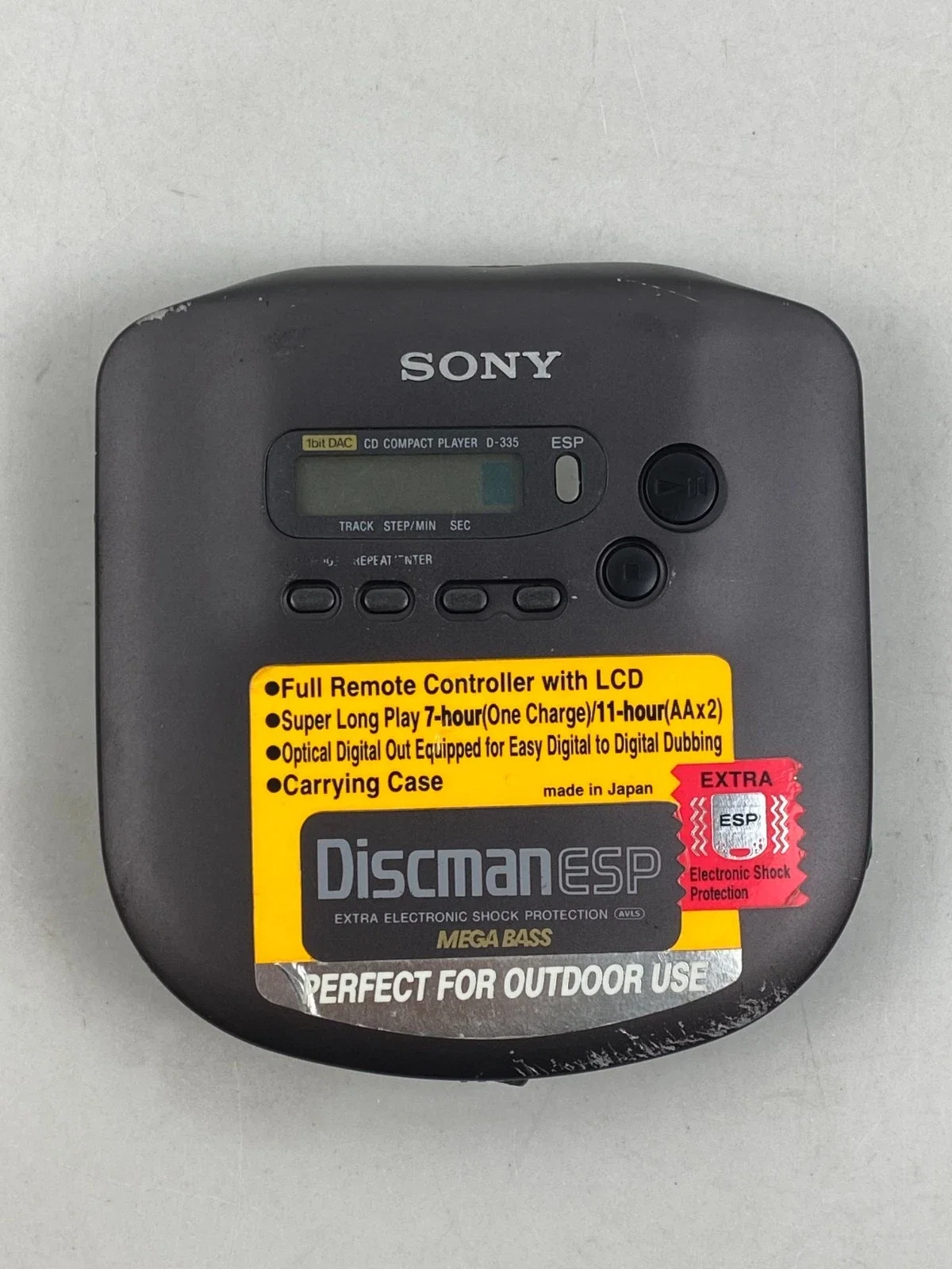 Sony Discman D-335 CD Player