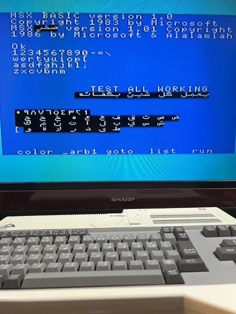 MSX AX170 Model 100 Personal Computer