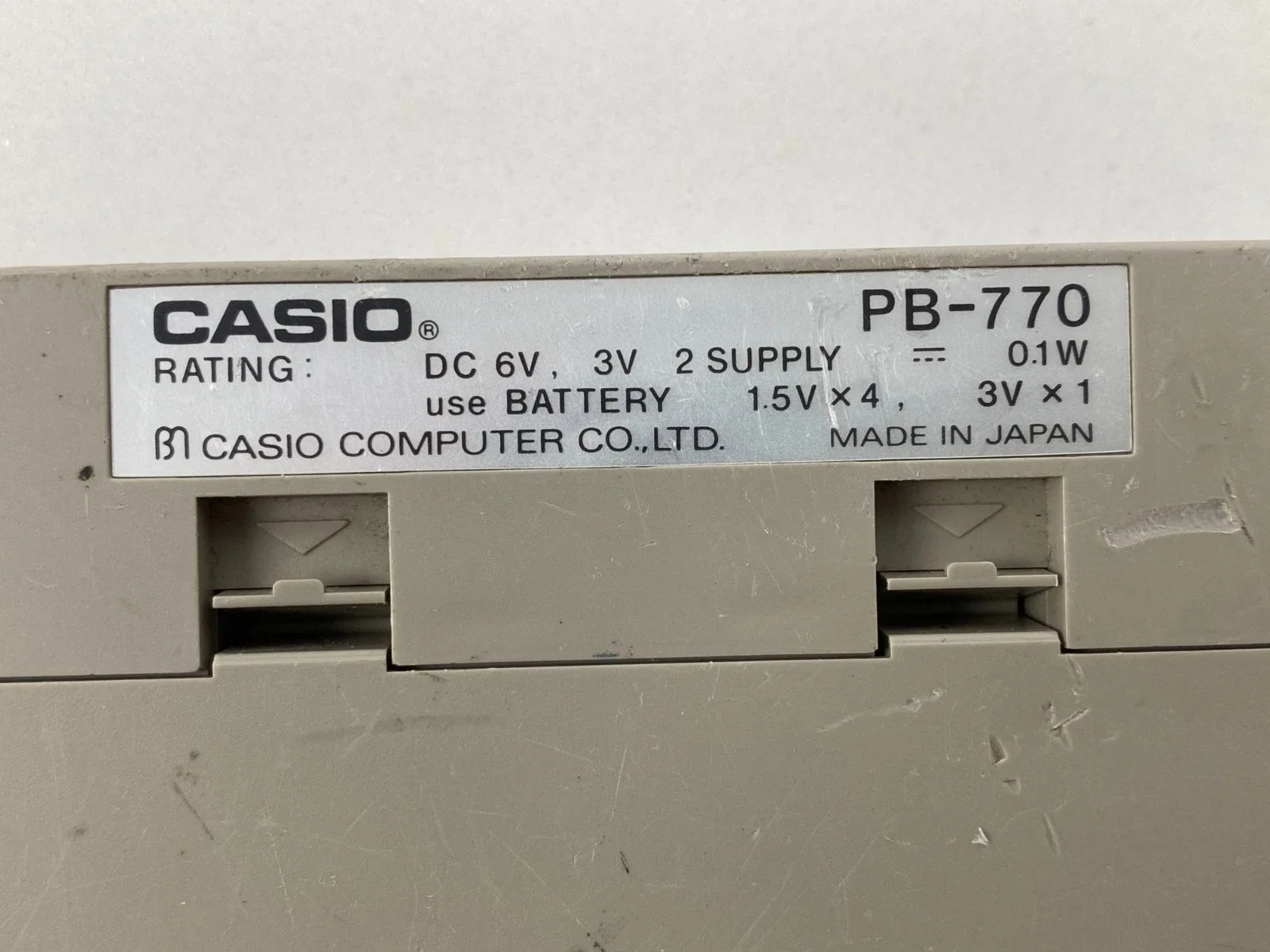 Casio PB-770 Computer