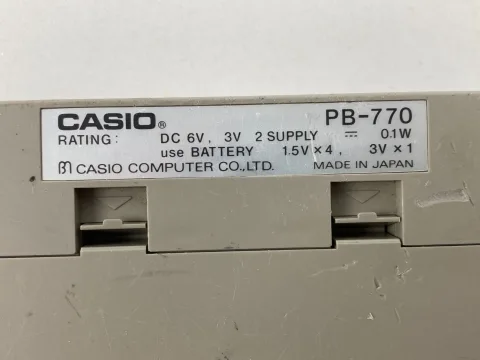 Casio PB-770 Computer