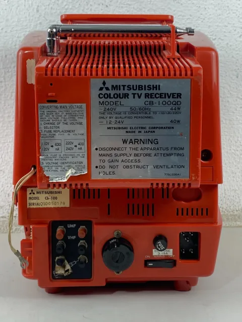 Mitsubishi CB-100QD TV 9-inch