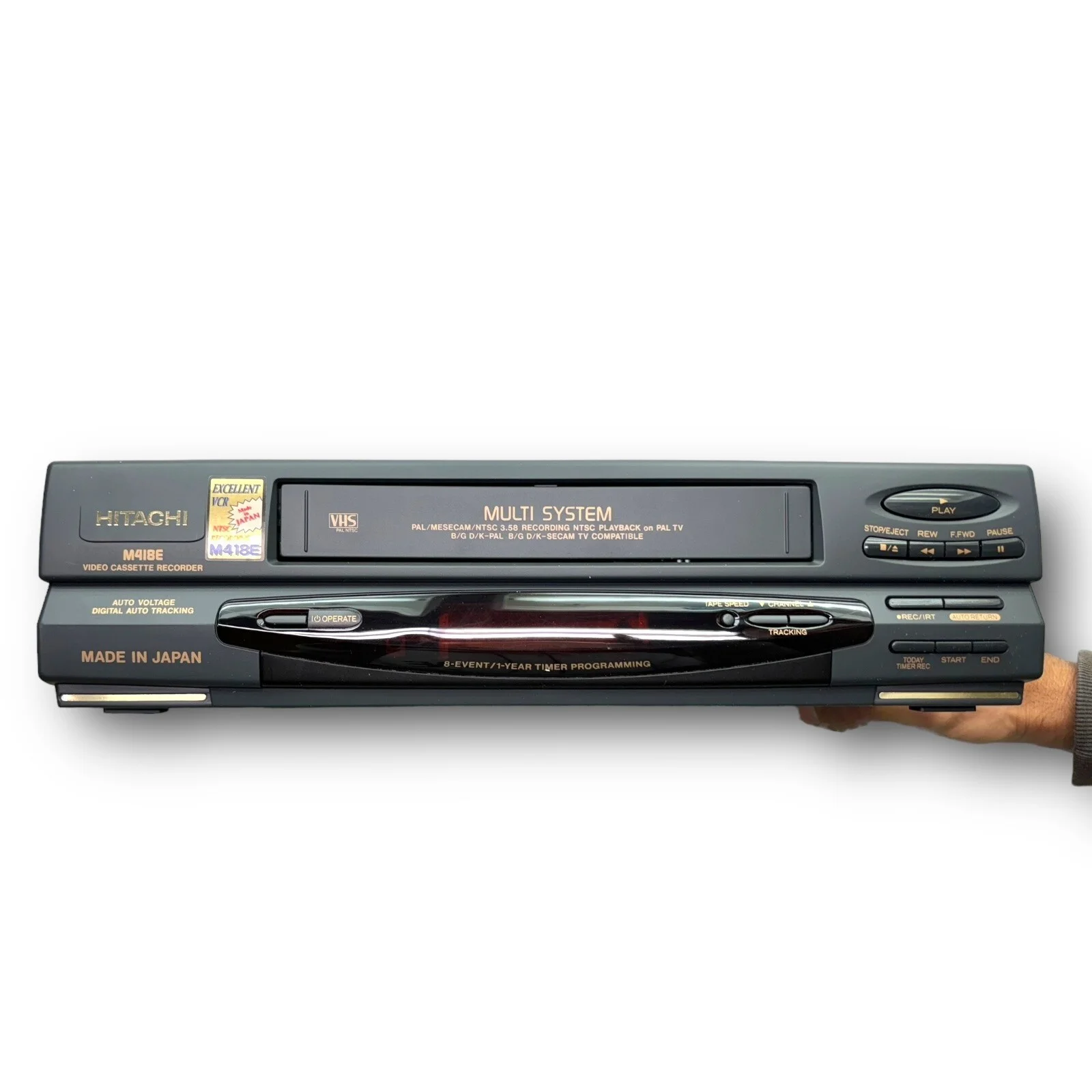 Hitachi M-418E VHS Video Cassette Recorder