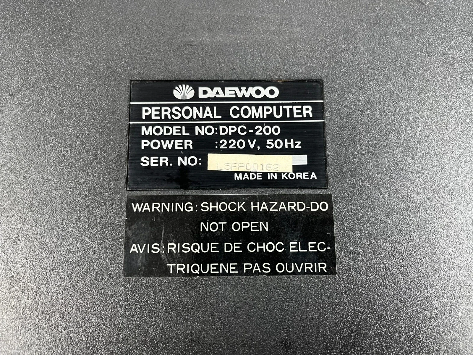 Daewoo DPC-200 Home Computer