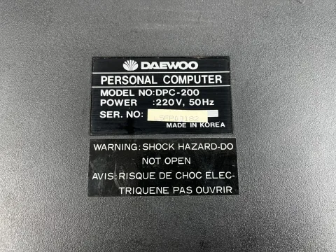 Daewoo DPC-200 Home Computer