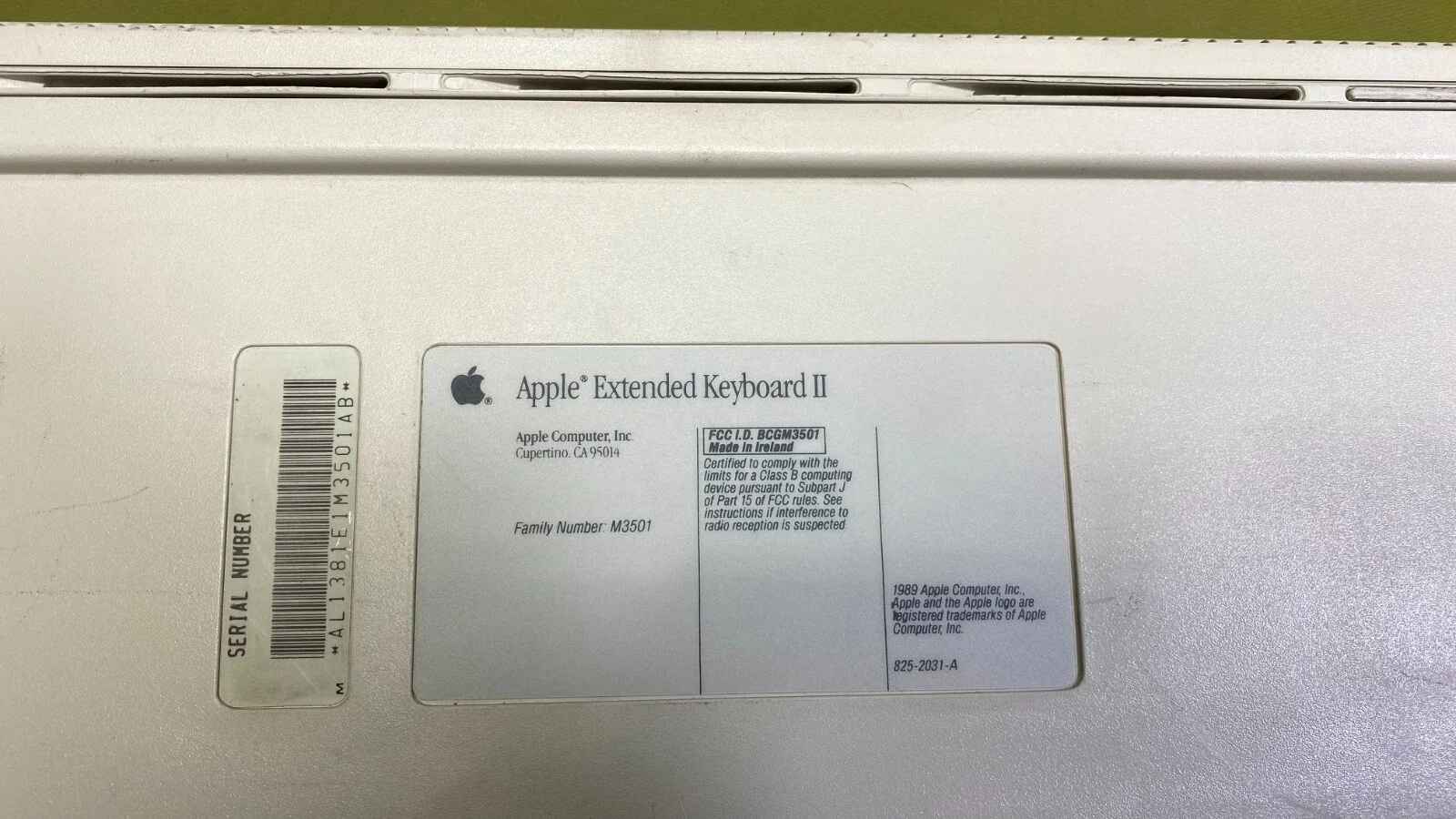 Apple M3501 Keyboard