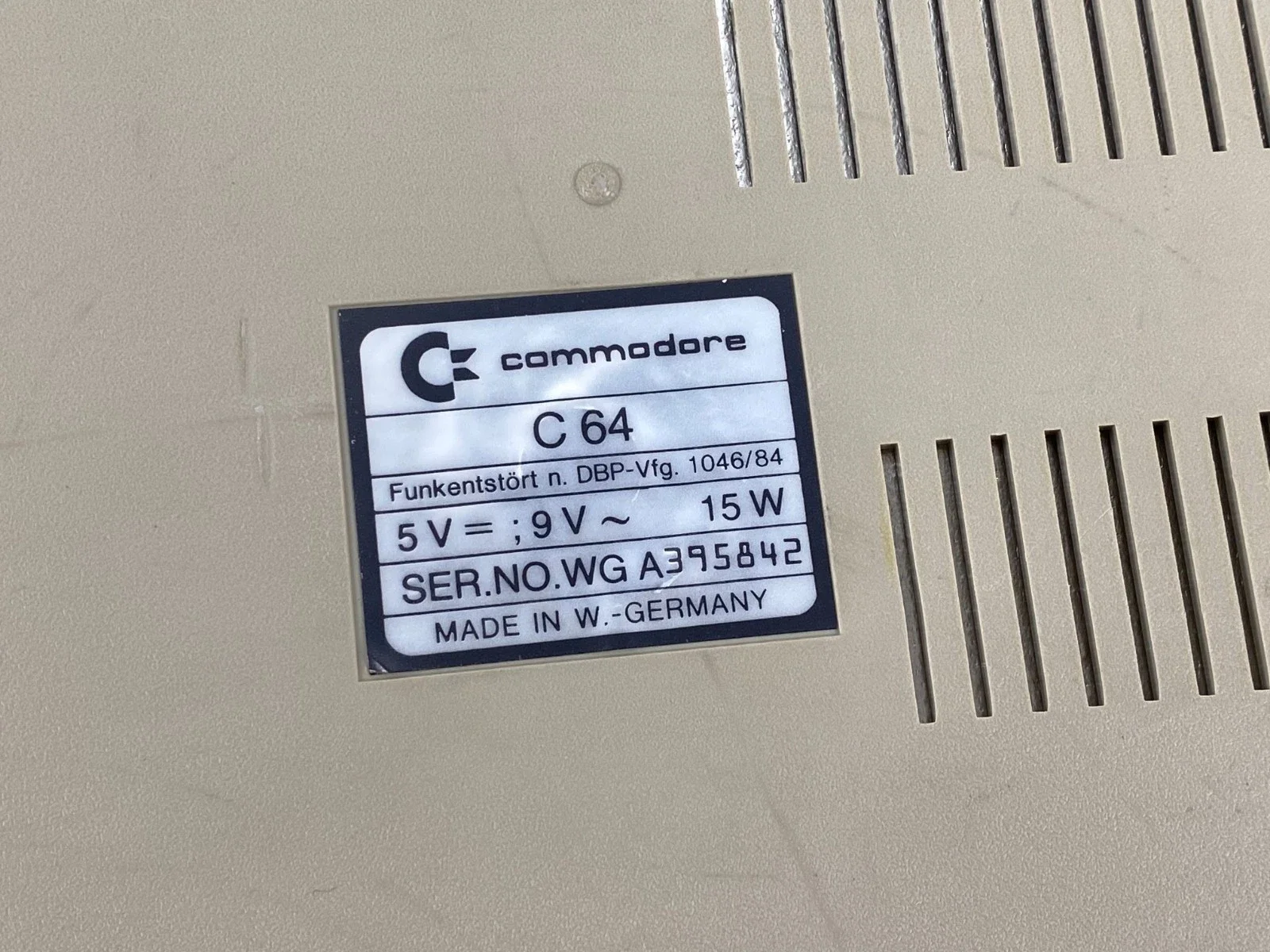 Commodore C64C Computer #2