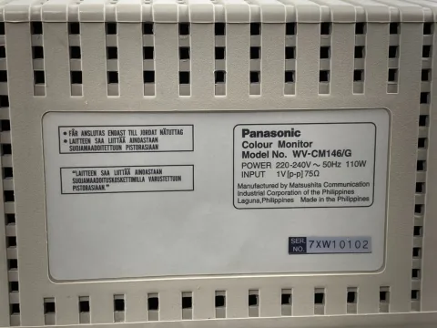 Panasonic WV-CM146/G Video Monitor 14-inch
