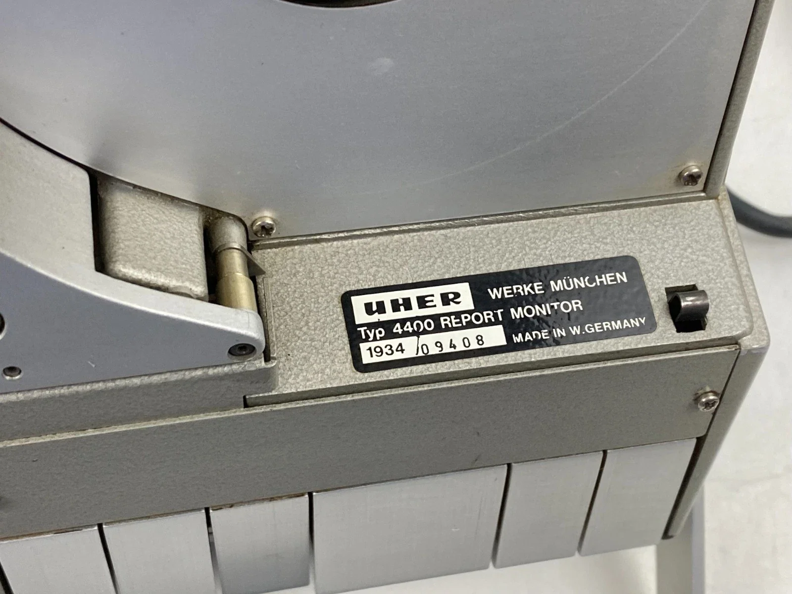 Uher 4400 Report Monitor Recorder