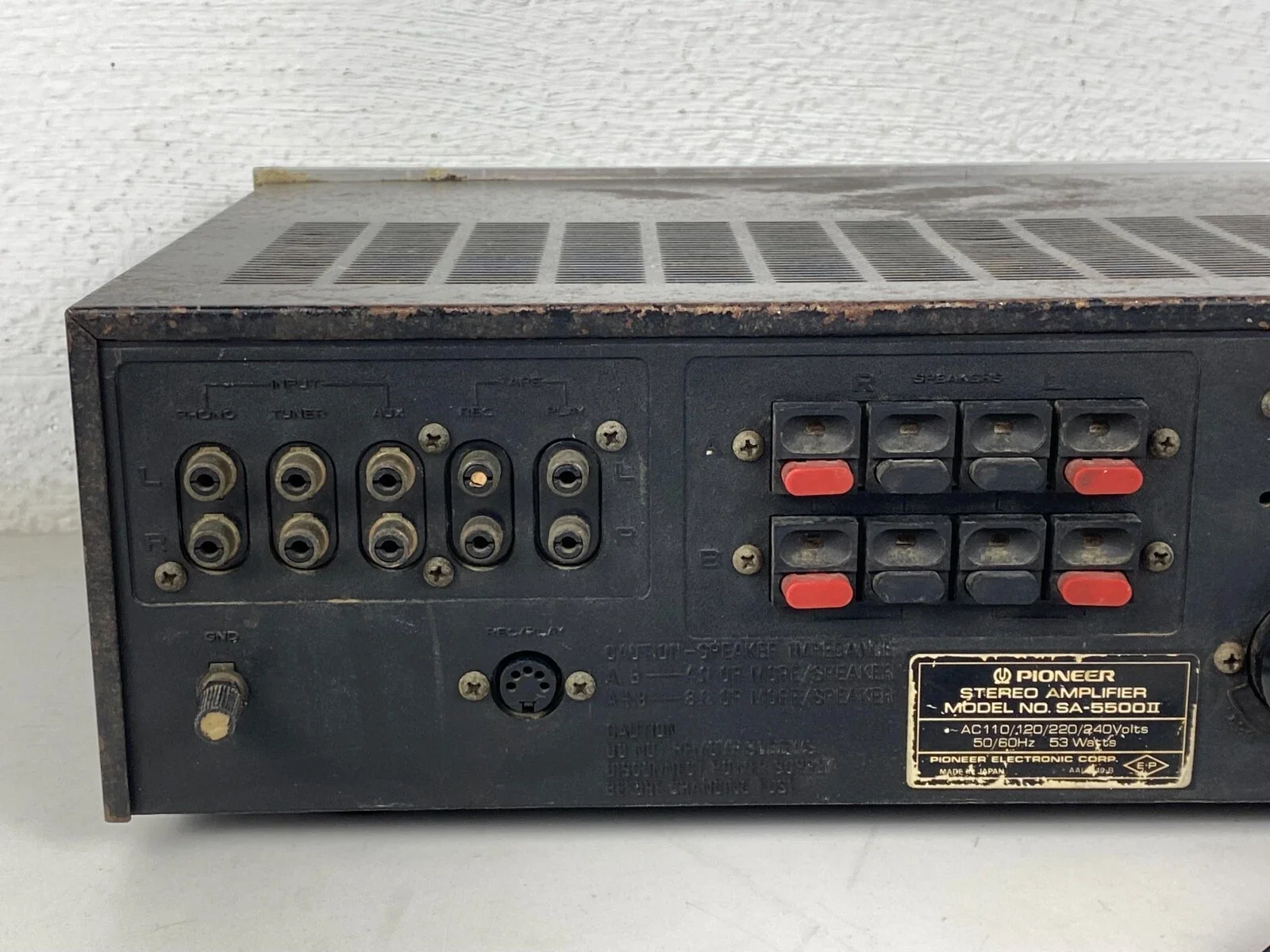 Pioneer SA-5500 II Integrated Amplifier