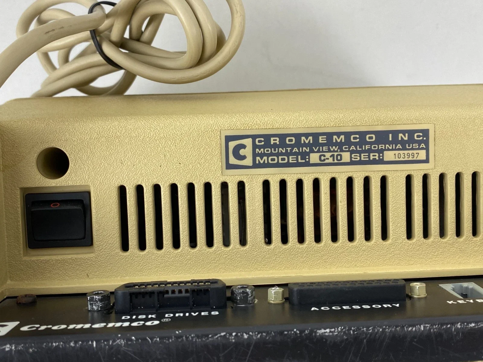 Cromemco C-10 Computer
