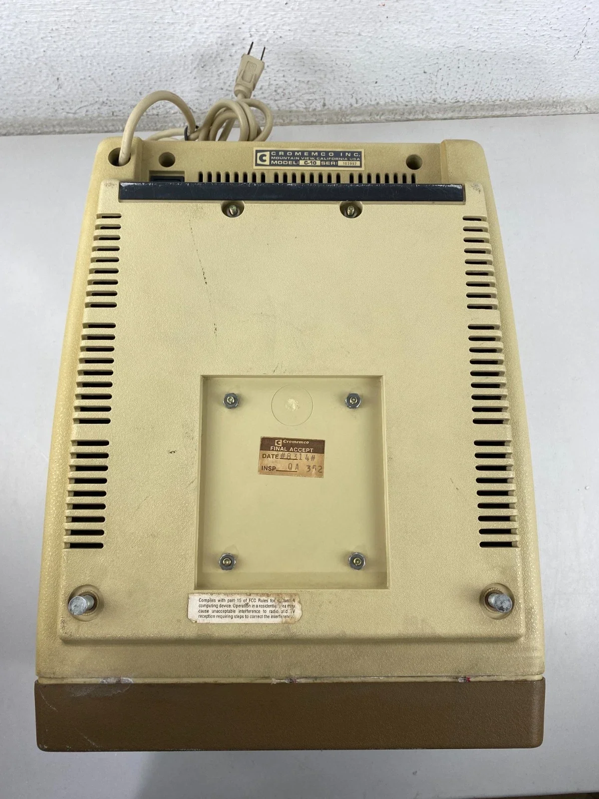 Cromemco C-10 Computer
