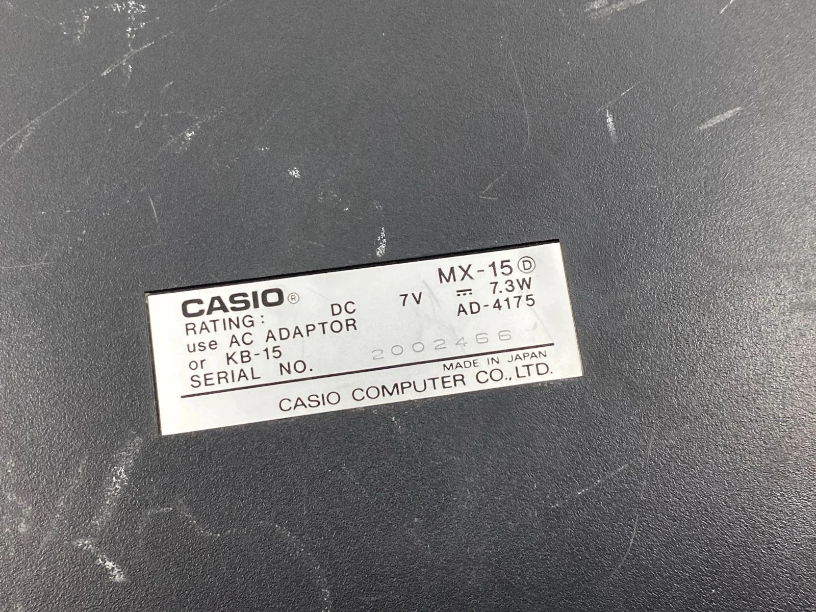 Casio MSX MX -15 Computer