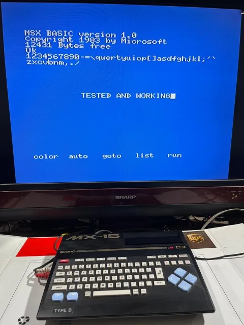 Casio MSX MX -15 Computer