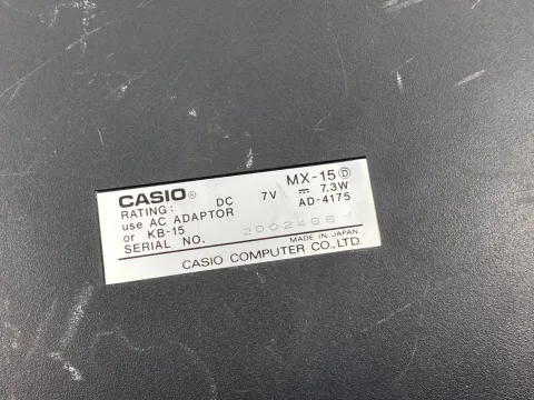 Casio MSX MX -15 Computer