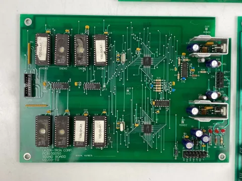 Arcade Planet / LAZER-TRON 100039 وحدة تحكم لوحة دوائر PCB100050 لوحة صوت كرين أركيد