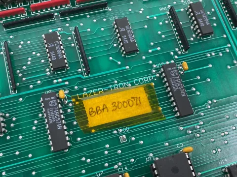 Arcade Planet / LAZER-TRON 100039 وحدة تحكم لوحة دوائر PCB100050 لوحة صوت كرين أركيد