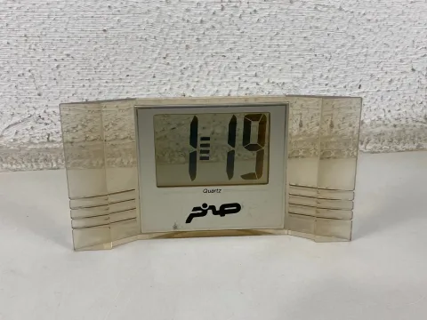 ساعة مكتبية رقمية مع منبه كوارتز MSX al Alamiah sakhr صخر العالميه