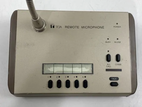 TOA Corporation Remote Microphone Model VR-1005