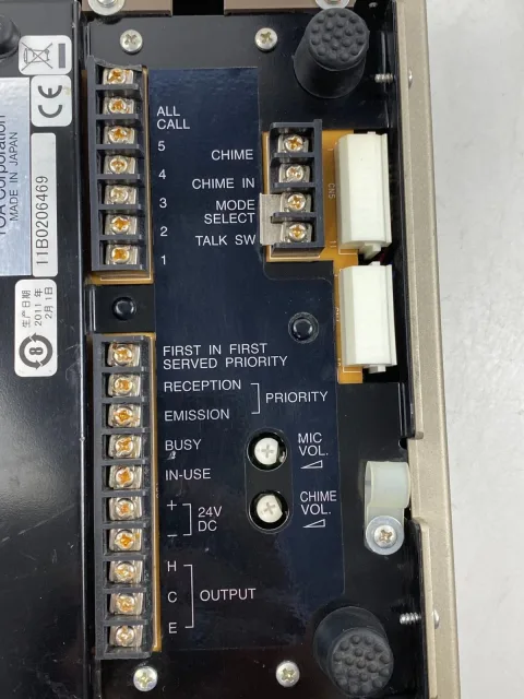 TOA Corporation Remote Microphone Model VR-1005