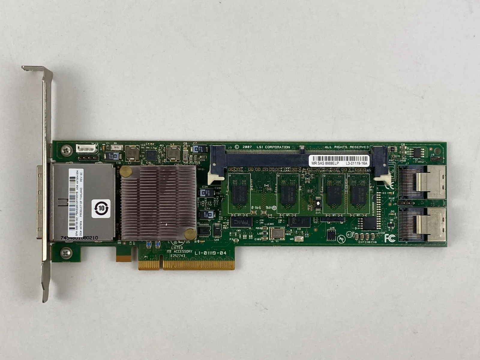 LSI MegaRAID SAS 8888ELP PCI-E Raid Controller Card