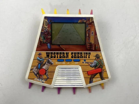 Casio Western Sheriff CG-420 Handheld System Game 1987