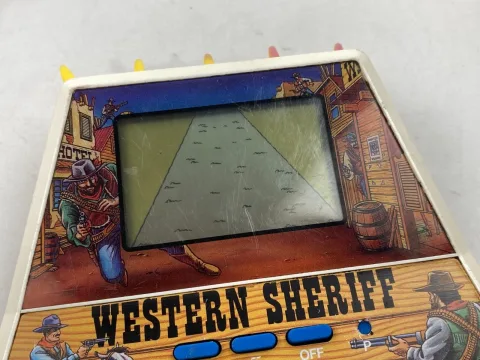 Casio Western Sheriff CG-420 Handheld System Game 1987