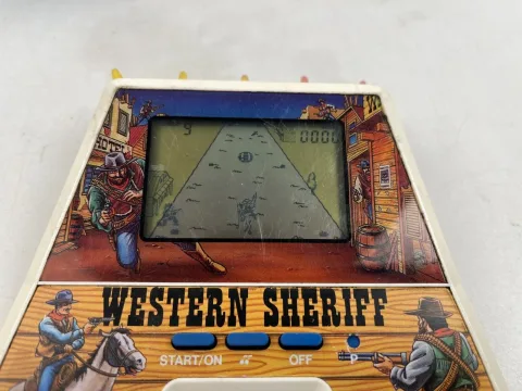 Casio Western Sheriff CG-420 Handheld System Game 1987