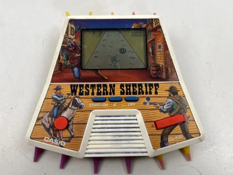 Casio Western Sheriff CG-420 Handheld System Game 1987