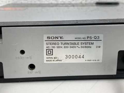 Sony Compact Turntable PS-Q3