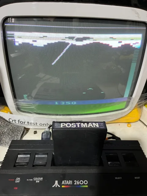 Atari 2600 Compatible Zellers VCS Post Man Game Cartridge Taiwan