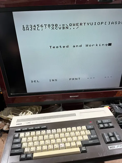 Yamaha MSX Personal Computer AX100 sakhr Arabic &amp English العالميه صخر