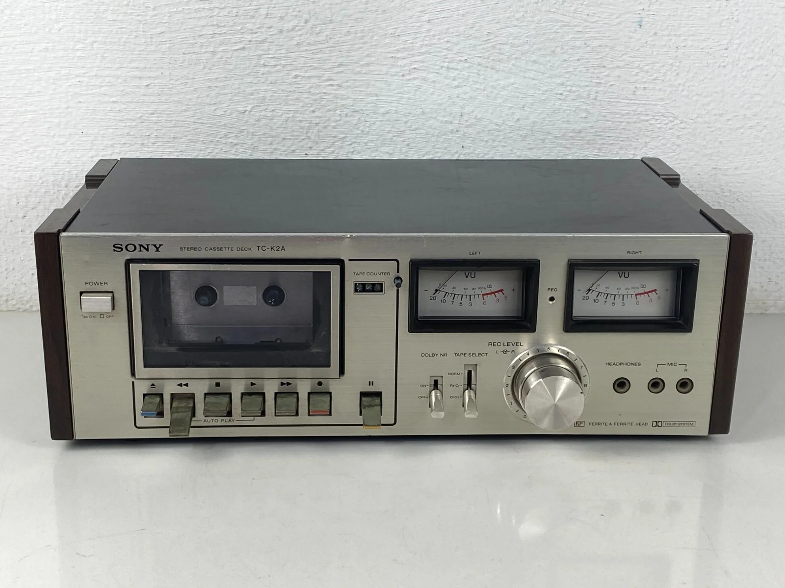 Sony TC-K2A Hi-Fi Stereo Cassette Tape Deck Dolby