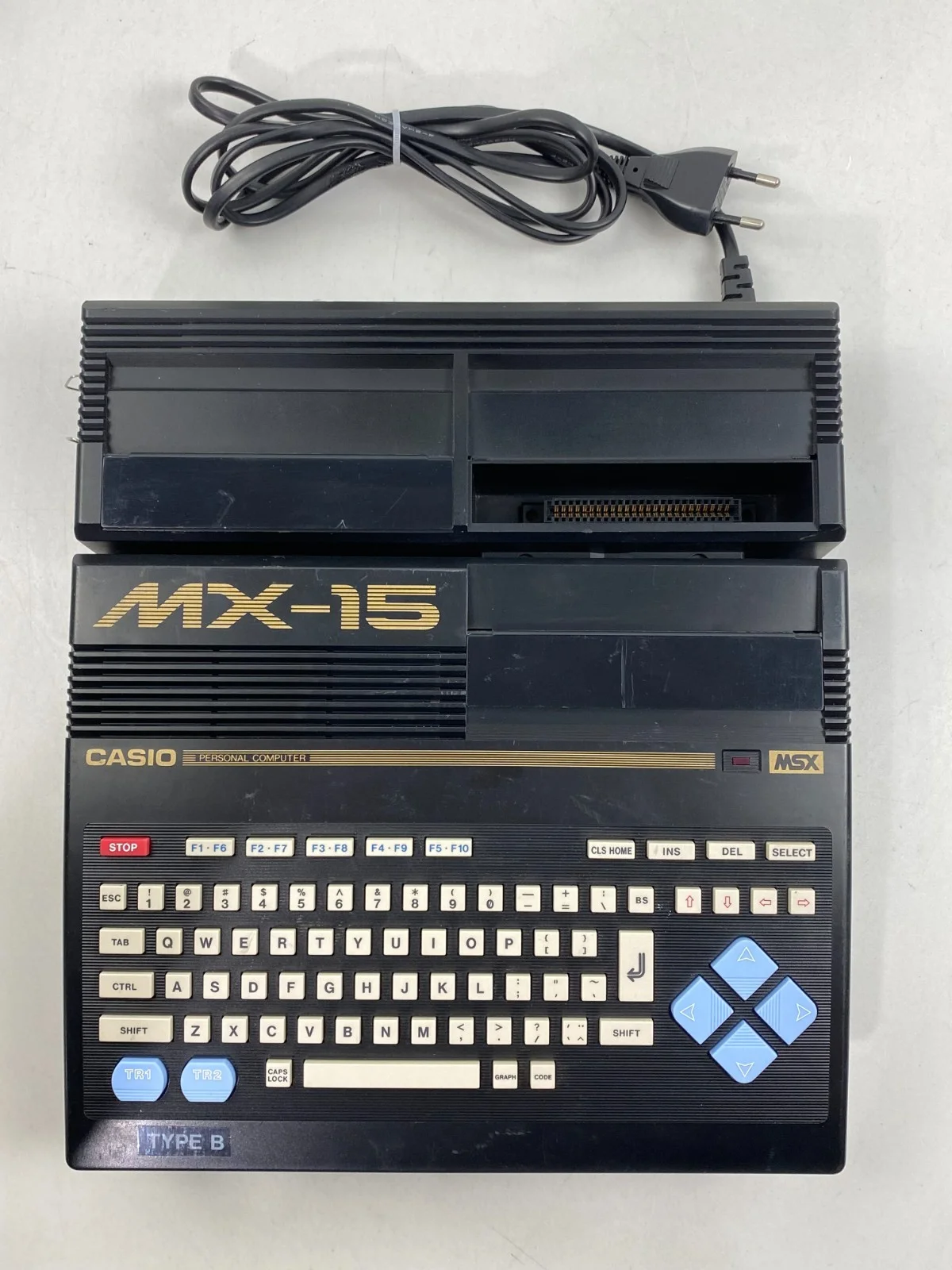 Casio MSX MX -15 Personal Computer Game W/ Expansion Unit KB15
