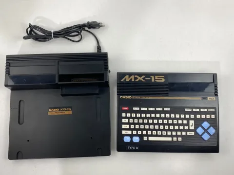 Casio MSX MX -15 Personal Computer Game W/ Expansion Unit KB15