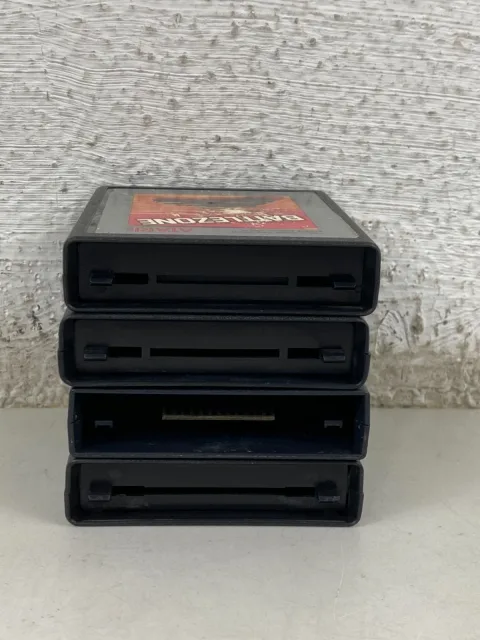 Atari 2600 Moon Patrol - Battlezone - Stargate - Laser Blast Game Cartridge