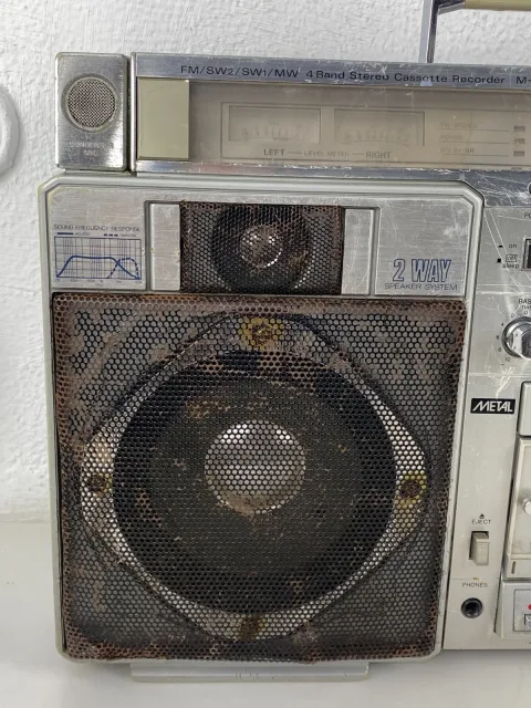 Sanyo M-X920K Stereo Boombox Ghettoblaster Cassette